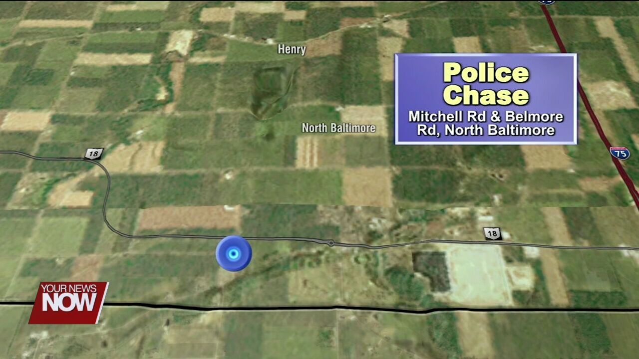 One suspect arrested after police pursuit in Hancock County